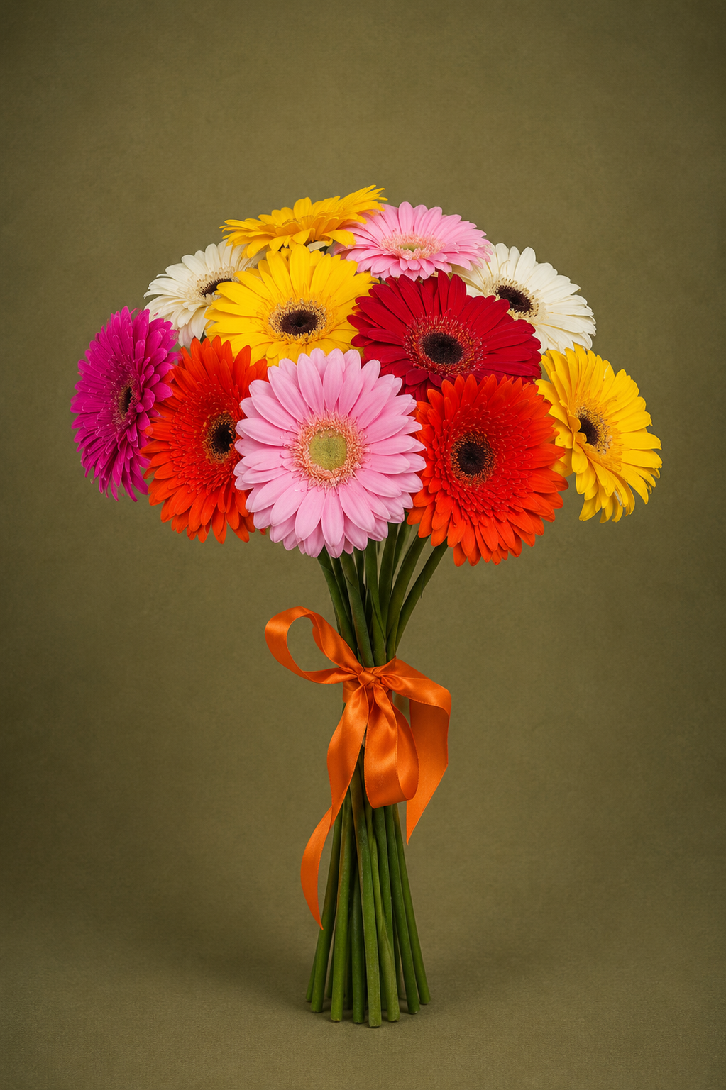 12 Gerberas